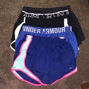 Bundle of running shorts